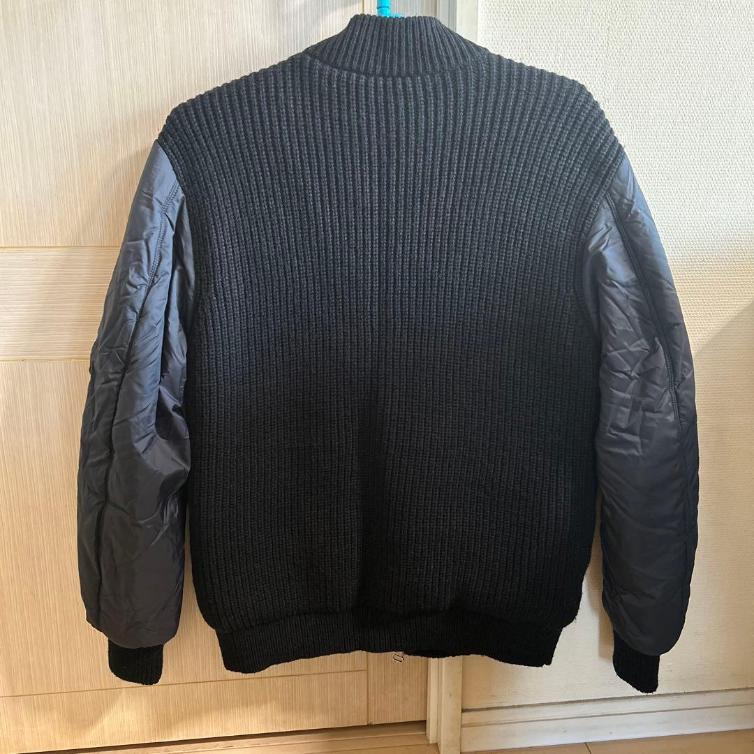 DIESEL K-WEXLER 切替 中綿 ニットジャケット MA-1 - メルカリ