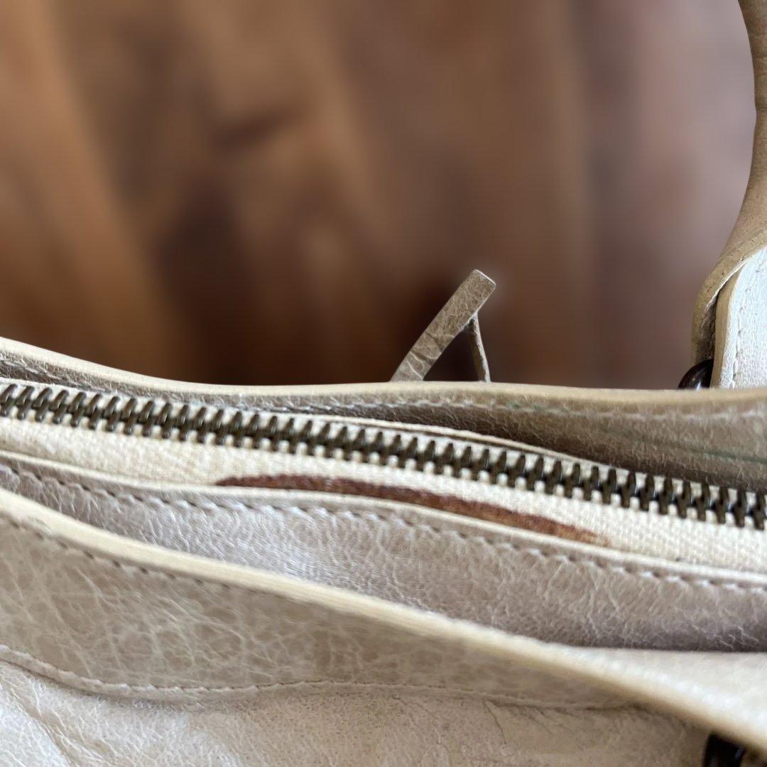 バレンシアガ シティ ベージュ 正規品 保証書あり 付属品完備