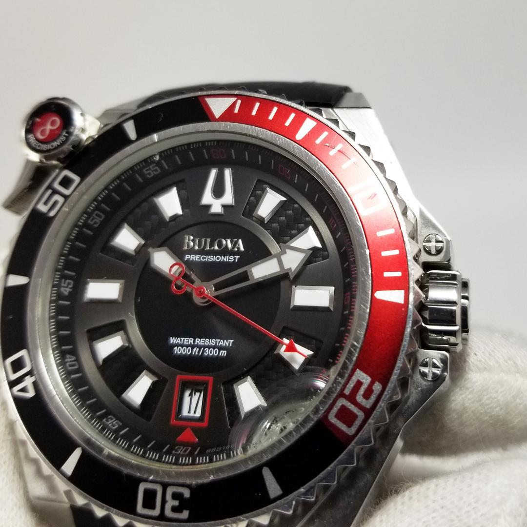BULOVA ブローバ プレシジョニスト ブラック文字盤 C860983 稼働