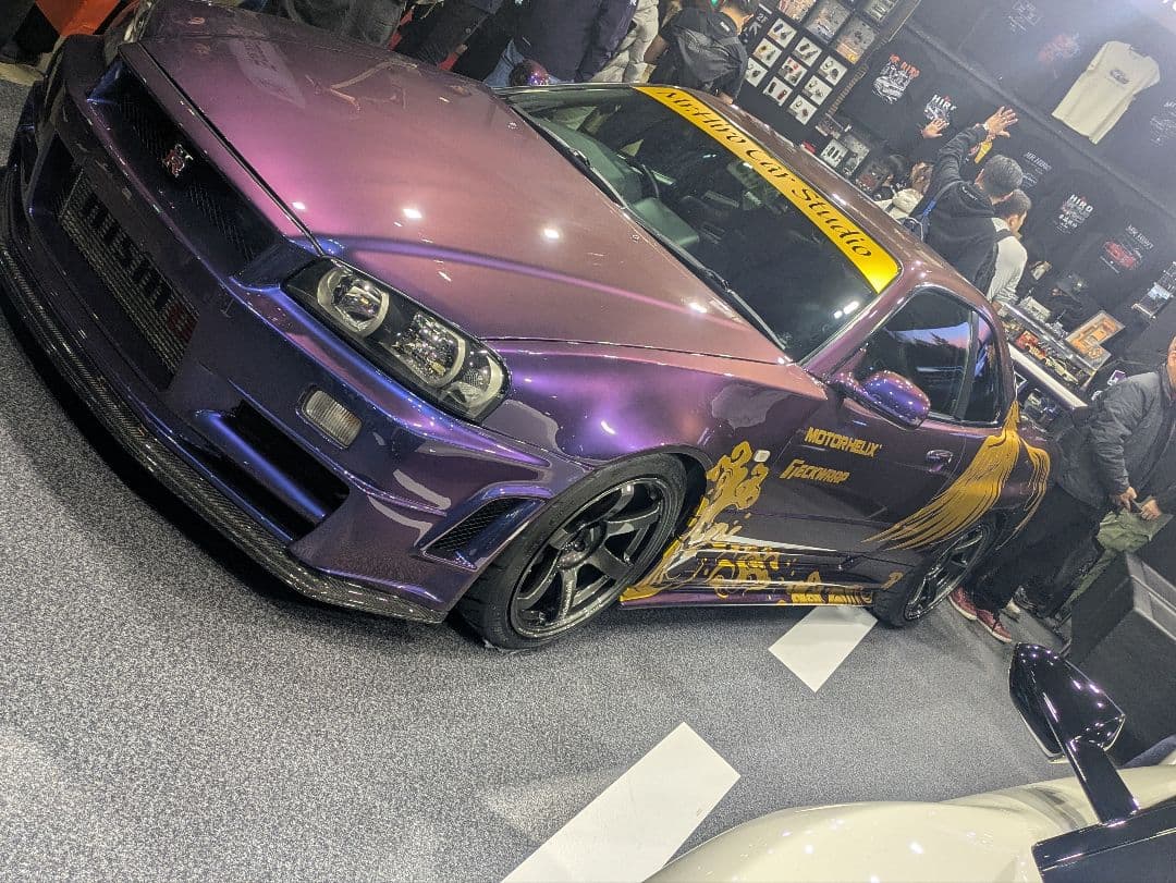 Nissan R34GT-R TAS 2026 限定版ミニカー　MR.HIRO