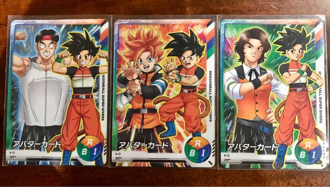 ドラゴンボールスーパーダイバーズ カリスマアバターカード 3枚セット