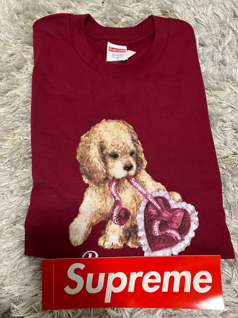 supreme Dust Tee Cardinal Sサイズ オマケ付き - メルカリ