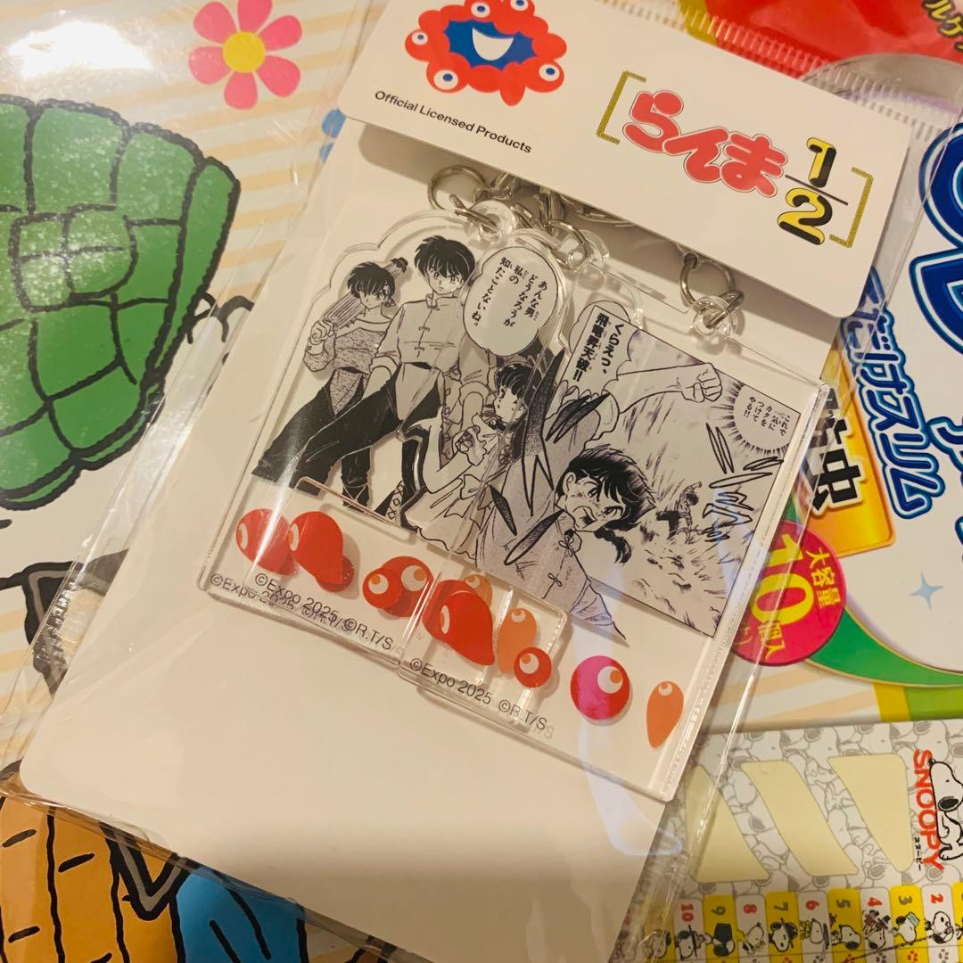 大阪万博 らんま 1/2 3連アクリルキーホルダー③ - メルカリ