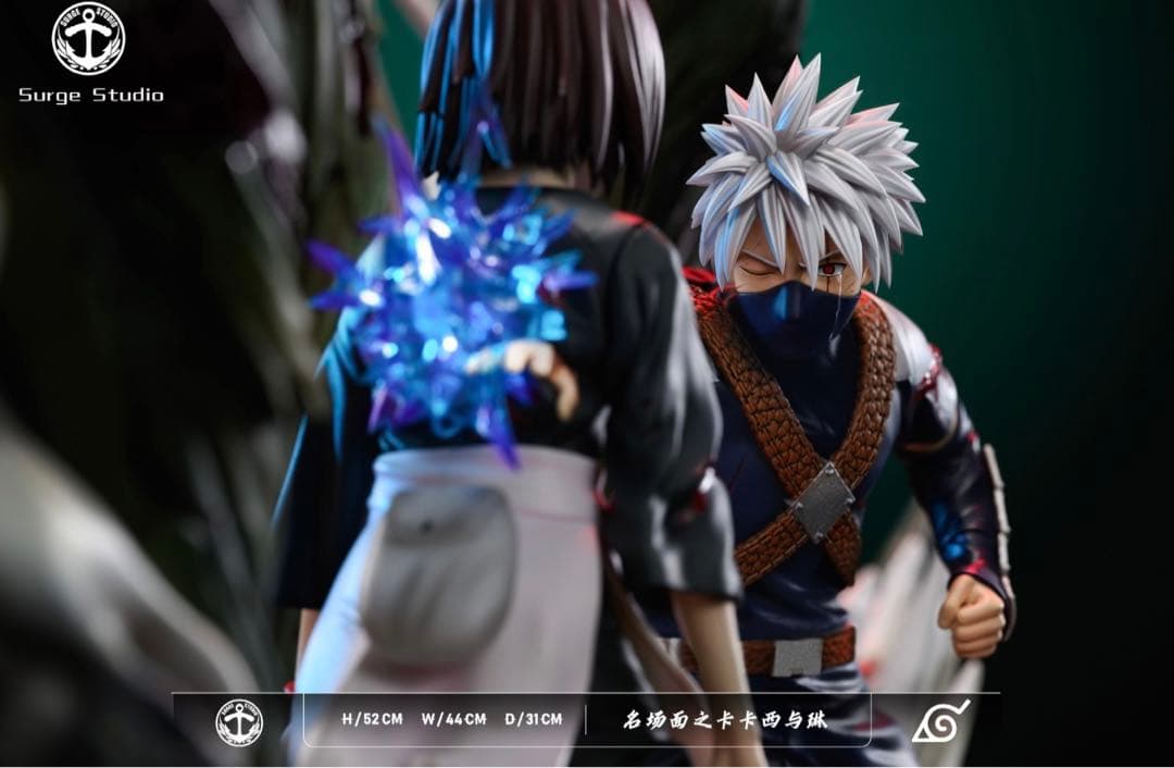 カカシ　野原リン ナルト NARUTO フィギュア ガレージキット