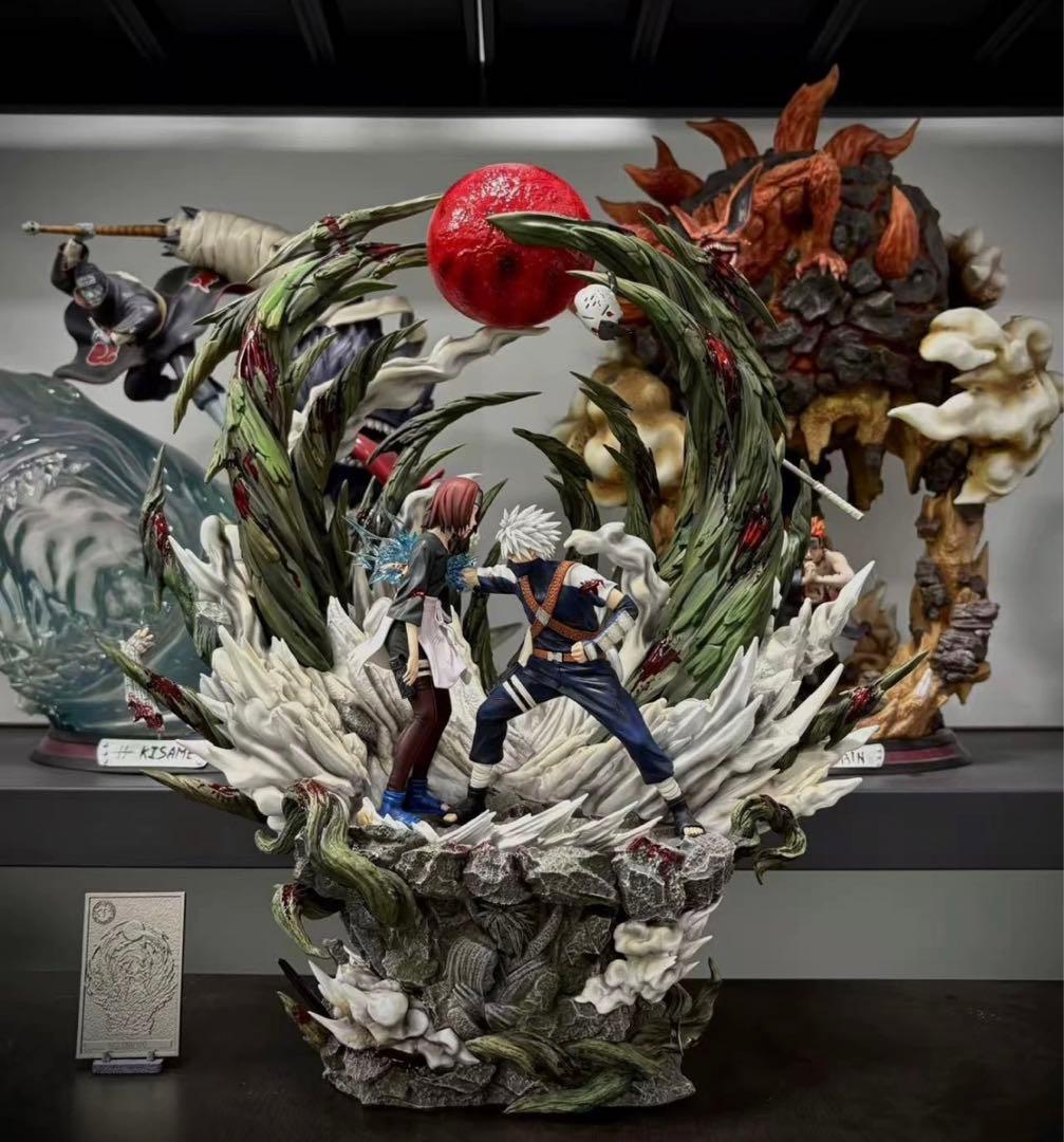 カカシ　野原リン ナルト NARUTO フィギュア ガレージキット