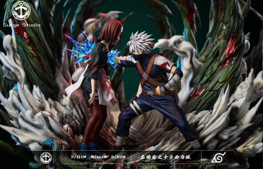 カカシ　野原リン ナルト NARUTO フィギュア ガレージキット