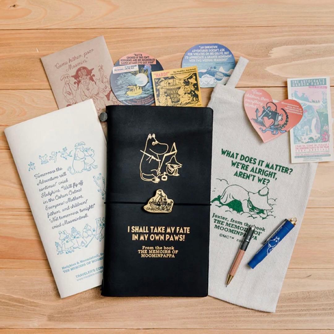 トラベラーズノートセット ムーミンパパの思い出 TRAVELER'S 新品 ①