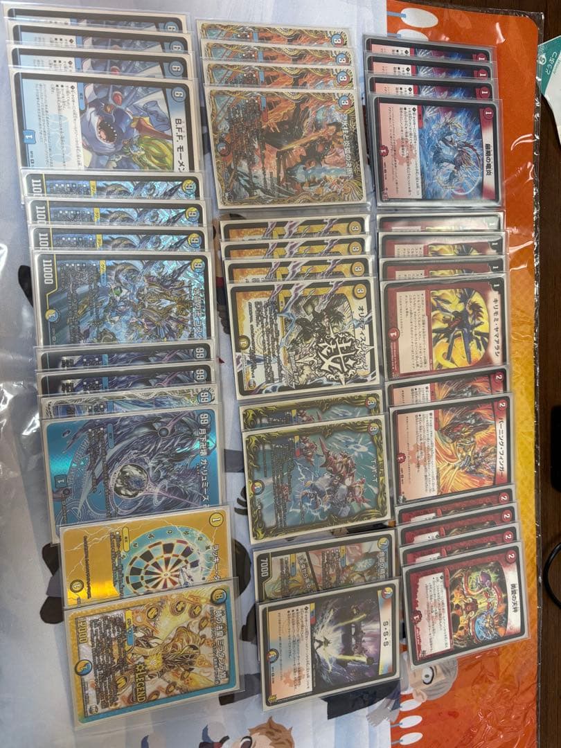 デュエマ引退品 デッキ4種 スリーブ デュエマ