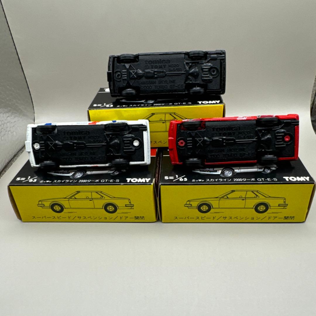 トミカ黒箱・青箱 ・赤箱グループＡフェア販売商品12台 (1984年10月発売)