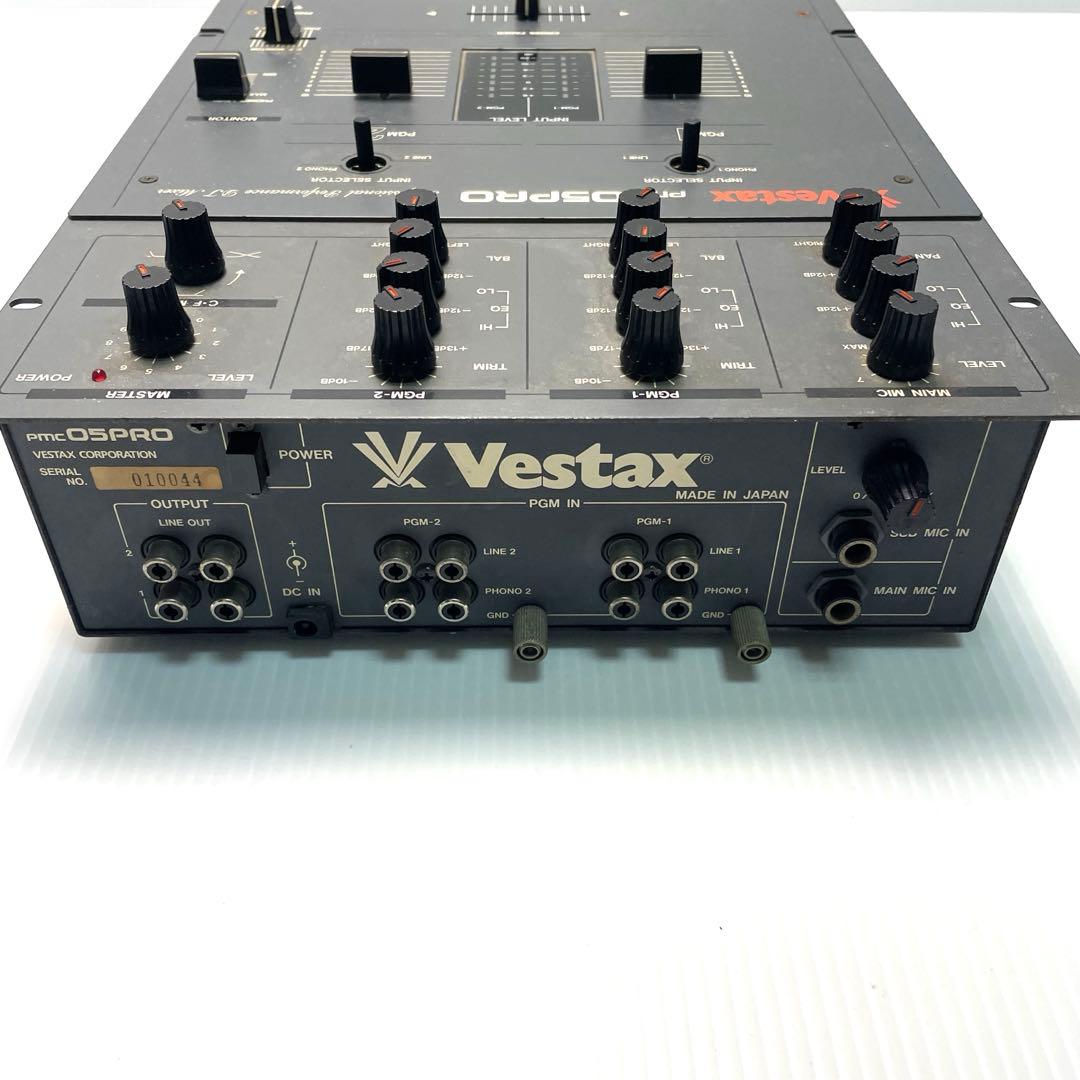 Vestax pmc05PRO 通電確認済みベスタクスDJミキサーDJmixer