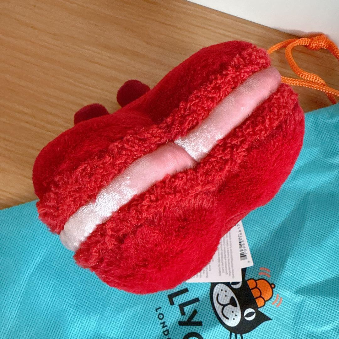 　ハート　マカロンぬいぐるみ 赤　デザート　バレンタイン　正規品
