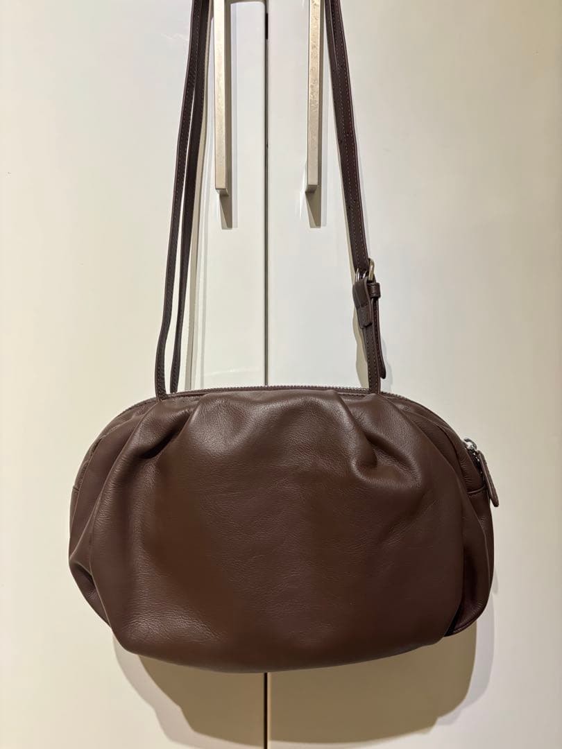 新品♡パピヨネ♡コロンボストンバッグ♡ブラウン