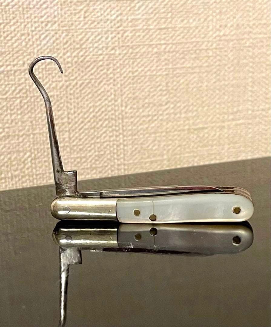 ディクソンカトラリー社 アンティーク モップ ボタンフックナイフ