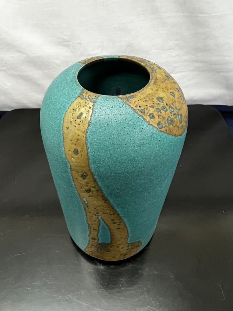 花瓶『雲藍』 森野泰明 日本藝術院会員 - メルカリ