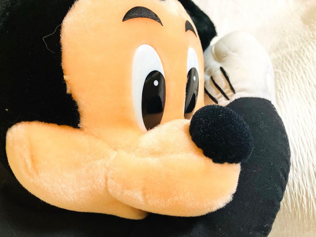 【未使用】ミッキーマウス 特大 / ヴィンテージ ぬいぐるみ タグ付き 激レア‼️