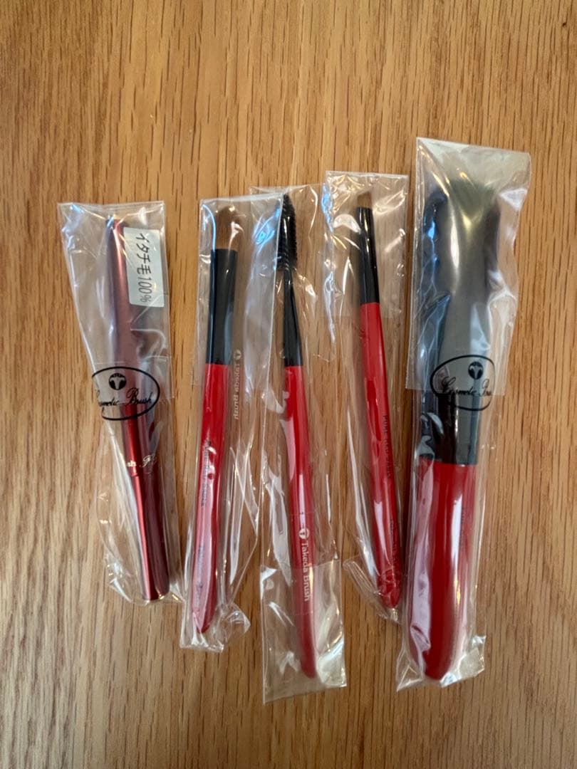 タケダブラシ　竹田ブラシ　５本セット　収納ケース付き