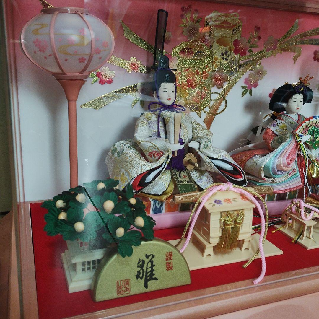 新品 2025年度新作 雛人形 ひな人形（親王飾り）清玉作 パールピンク