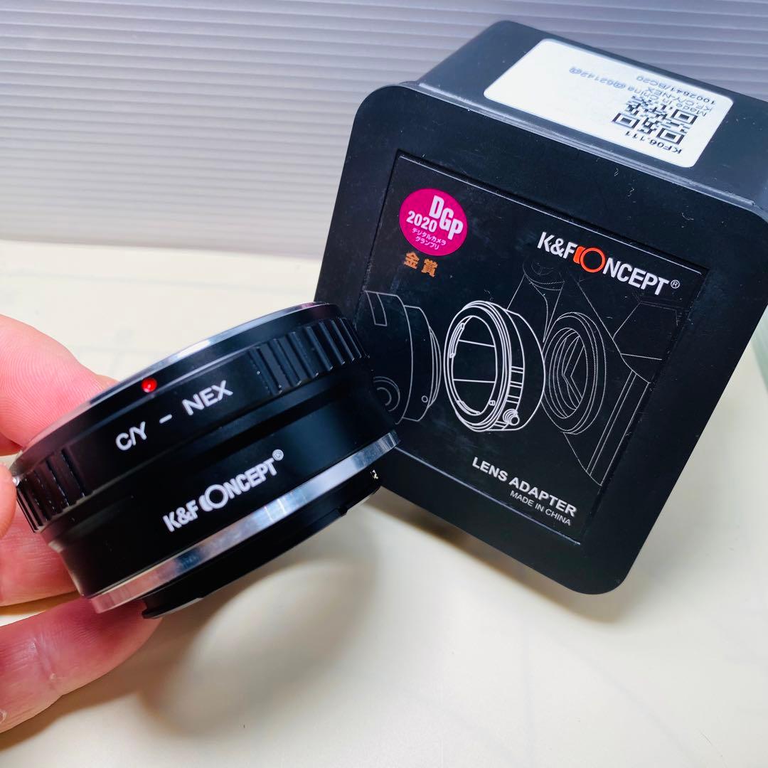 CONTAX Planar 50mm F1.4 MMJ プラナー アダプター付き CONTAX Carl