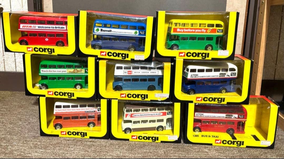 コーギー　ルートマスター　ロンドンバス　ロンドンタクシー　25台セット　イギリス