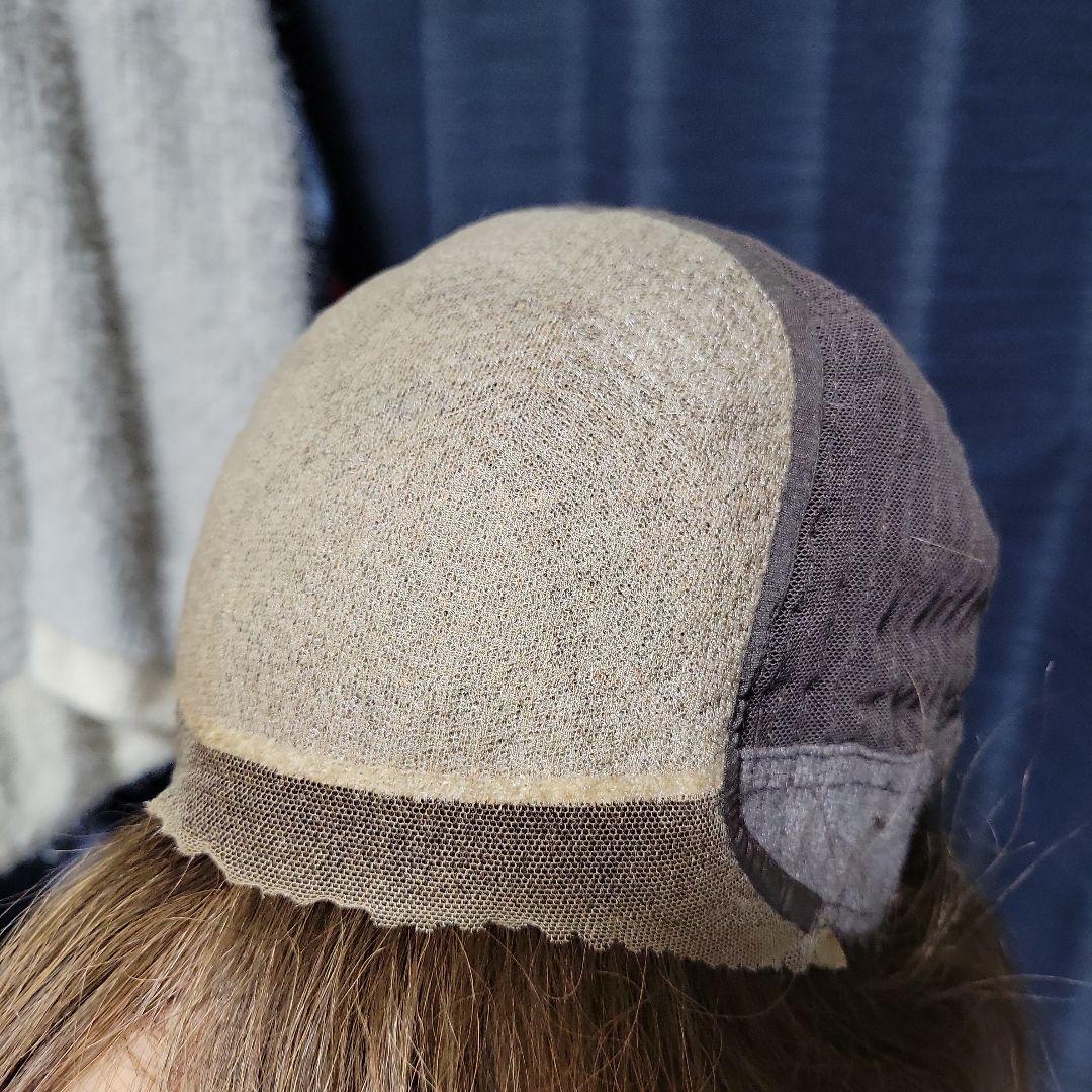 美品 百合子ウイッグ みちこパーマ 3Dウィッグ