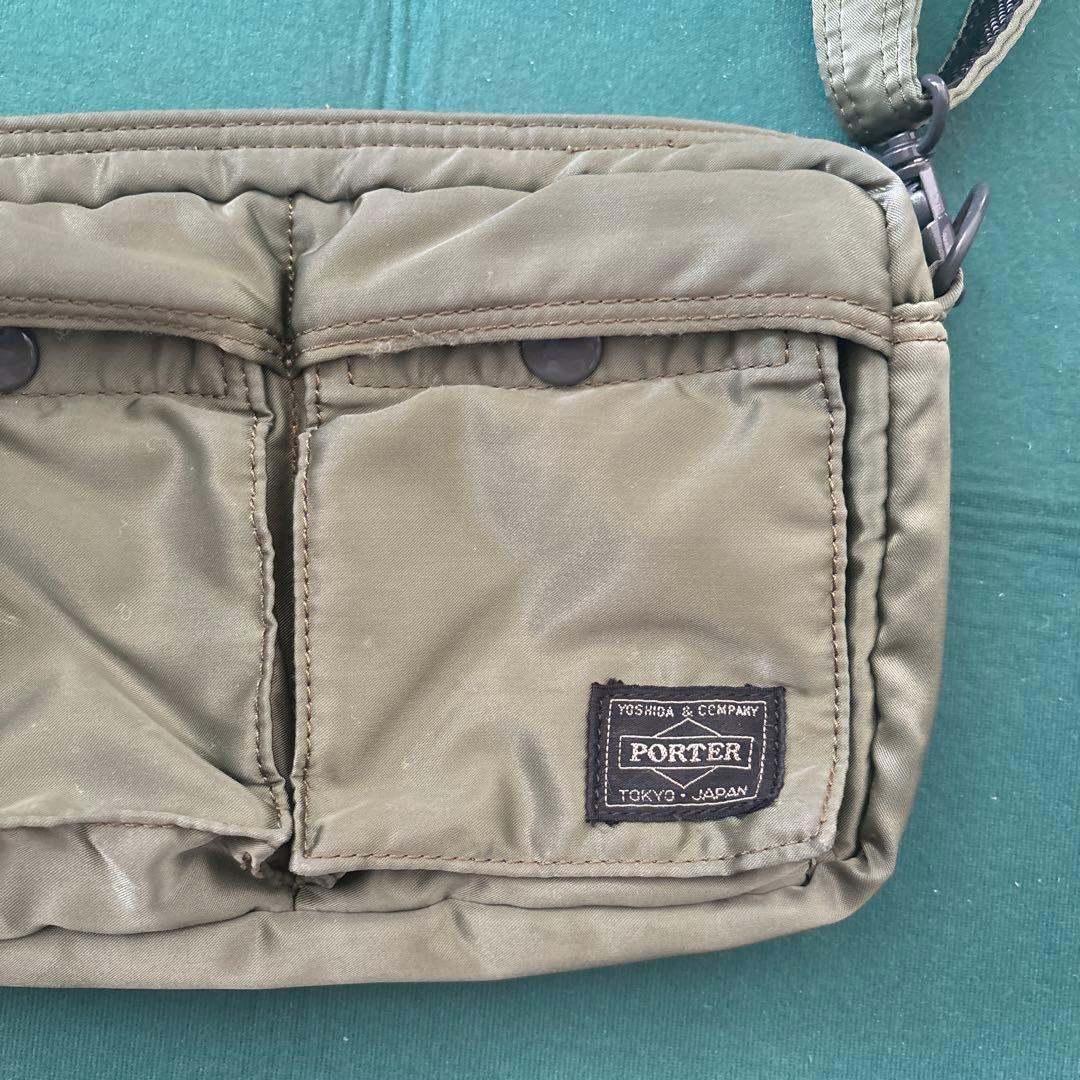 PORTER TANKER ポーター タンカー ショルダーバッグ セージグリーン