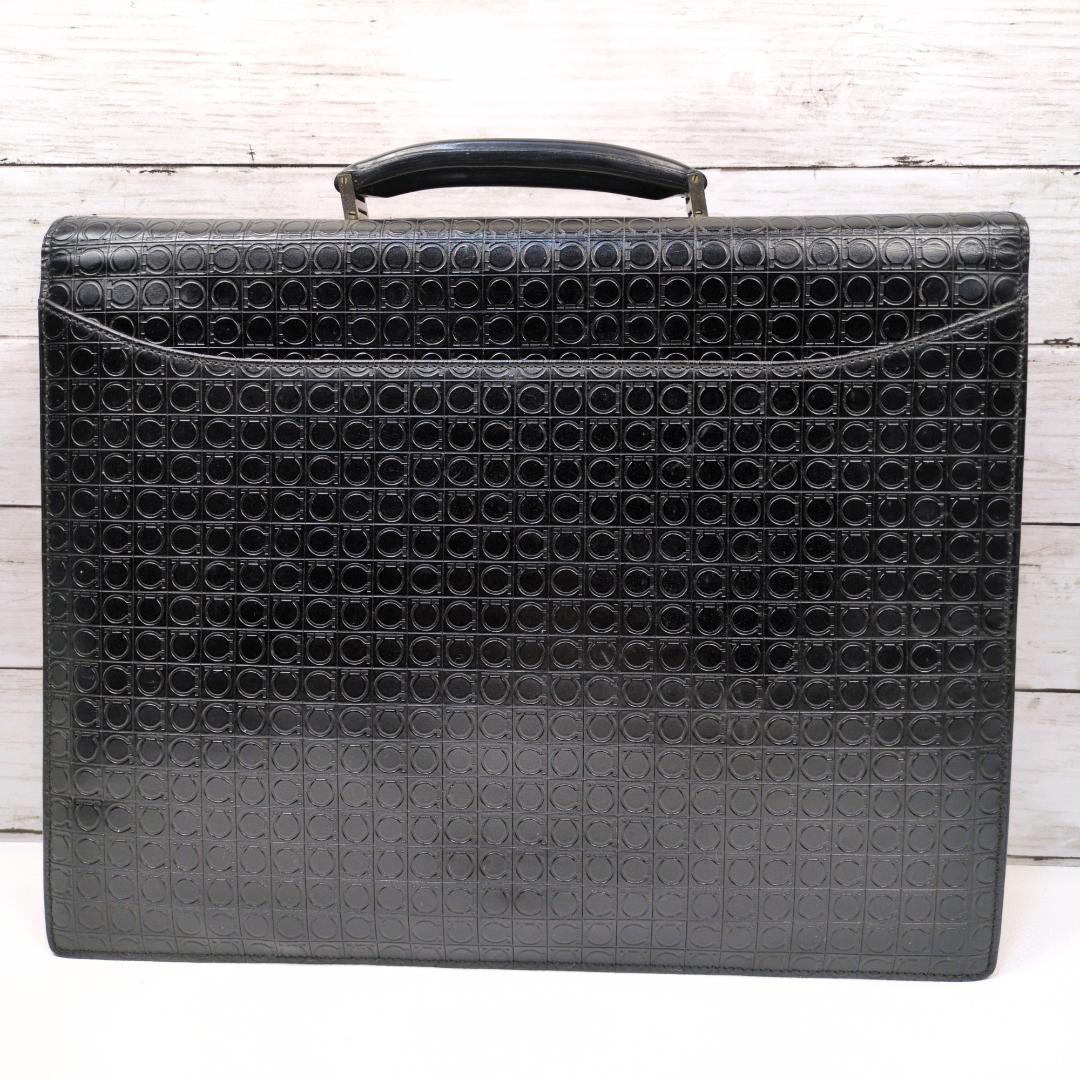 サルヴァトーレフェラガモ ビジネスバッグ ガンチーニ A4 2way ブリーフ