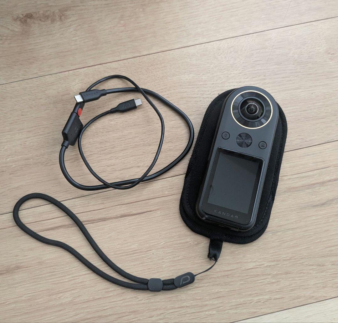 Kandao Qoocam 8K 360度VRカメラ 純正一脚付き