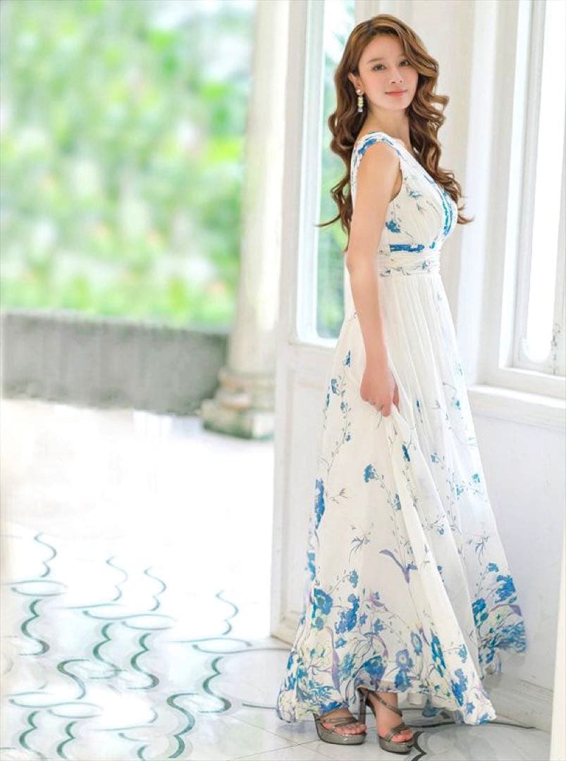 ERUKEI settan ロングドレス　ローブドフルール　ジャンマクレーン