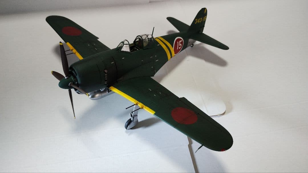 プラモデル完成機　1/48　紫電改「前期型」