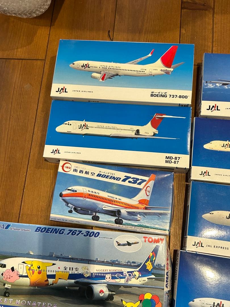 ハセガワ 国内線 旅客機 プラモデル 11機 未組立