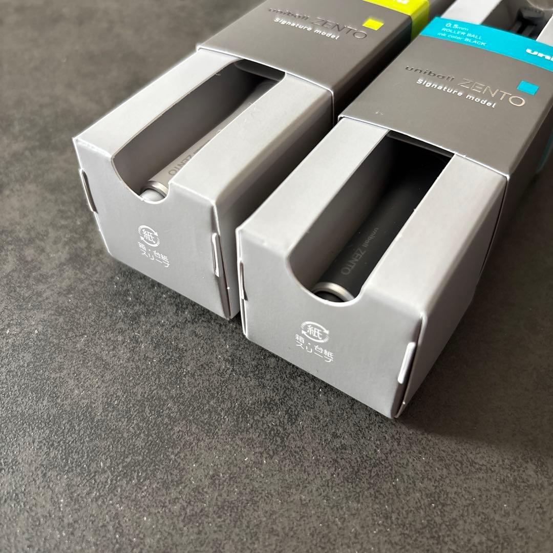 【新品】uniball ZENTO シグニチャー0.5mm 0.38mmセット