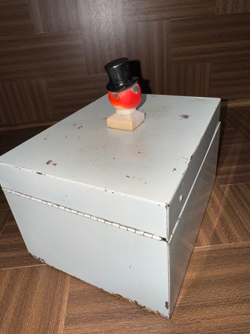 ビンテージ ハインツ メタル インダストリアルボックス ミスター