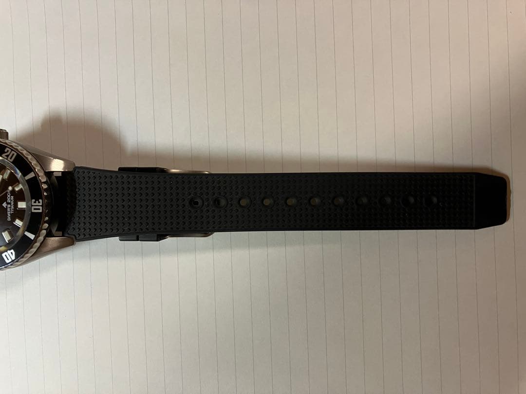 CITIZEN ダイバーズウォッチ NB6021-17E黒 ラバーベルト