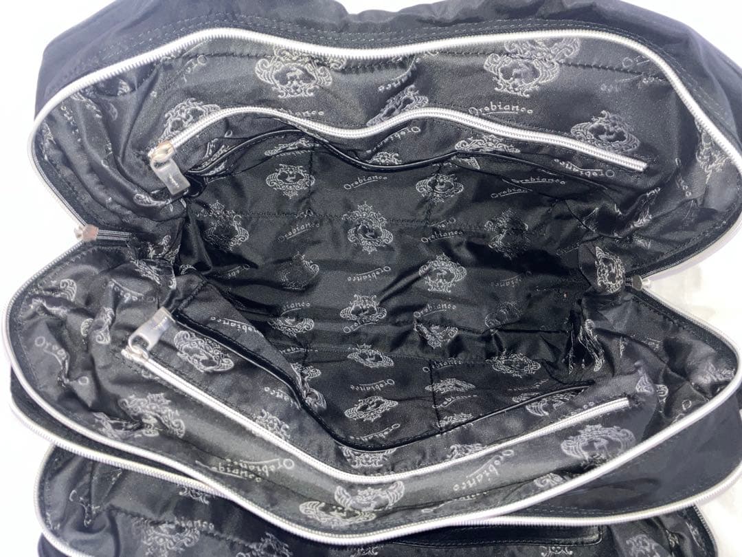 オロビアンコ　3way ビジネスバッグ ブラック ナイロン×レザー