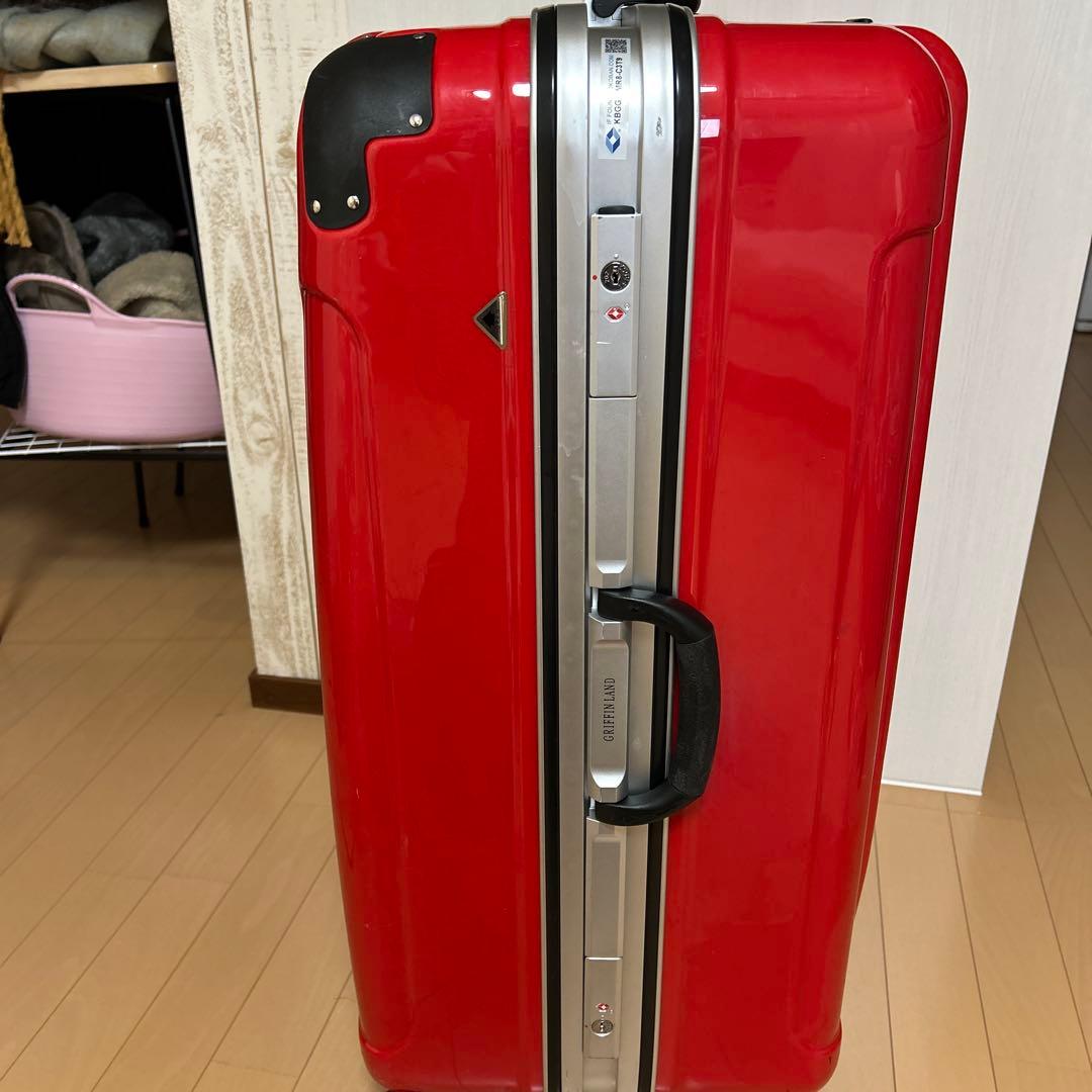 レッドハードキャリーケース TSAロック付き