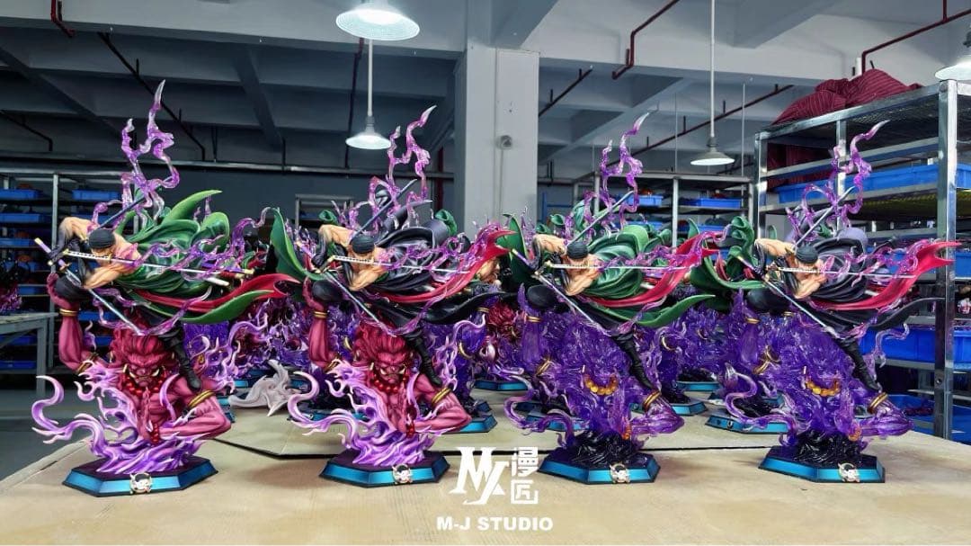 ワンピース 【地獄阿修羅】ゾロ フィギュア 塗装済み完成品 ガレージキット