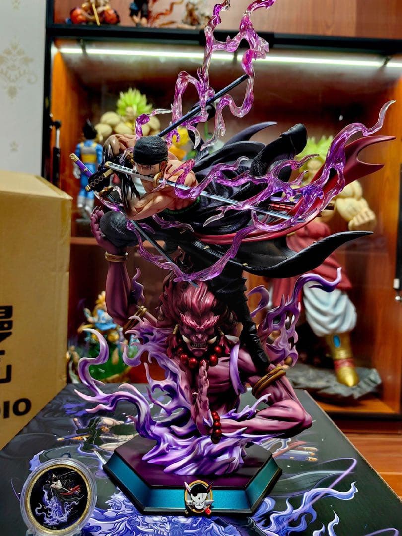 ワンピース 【地獄阿修羅】ゾロ フィギュア 塗装済み完成品 ガレージキット