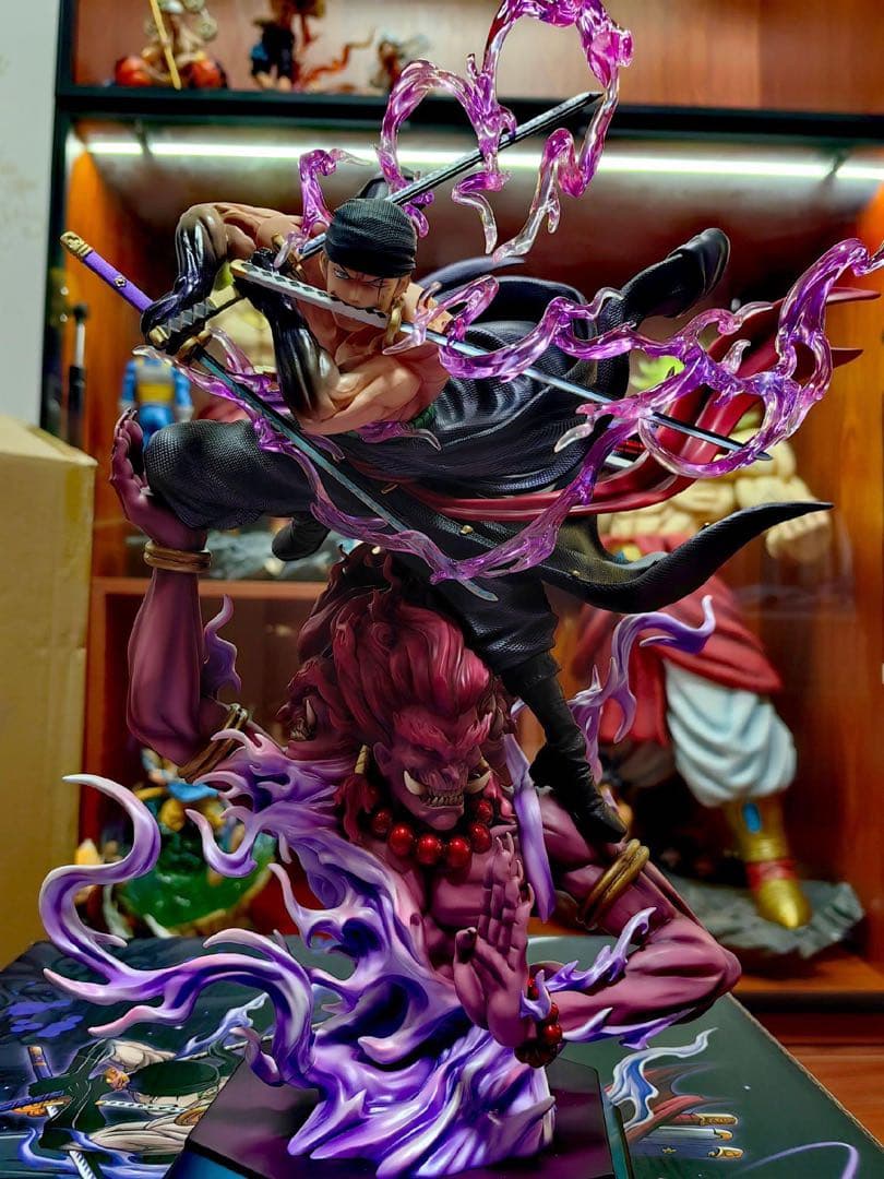 ワンピース 【地獄阿修羅】ゾロ フィギュア 塗装済み完成品 ガレージキット