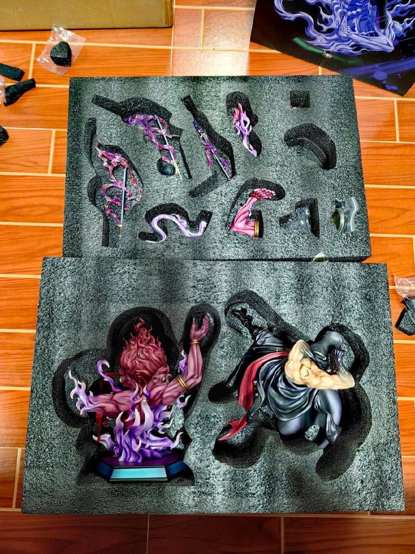 ワンピース 【地獄阿修羅】ゾロ フィギュア 塗装済み完成品 ガレージキット