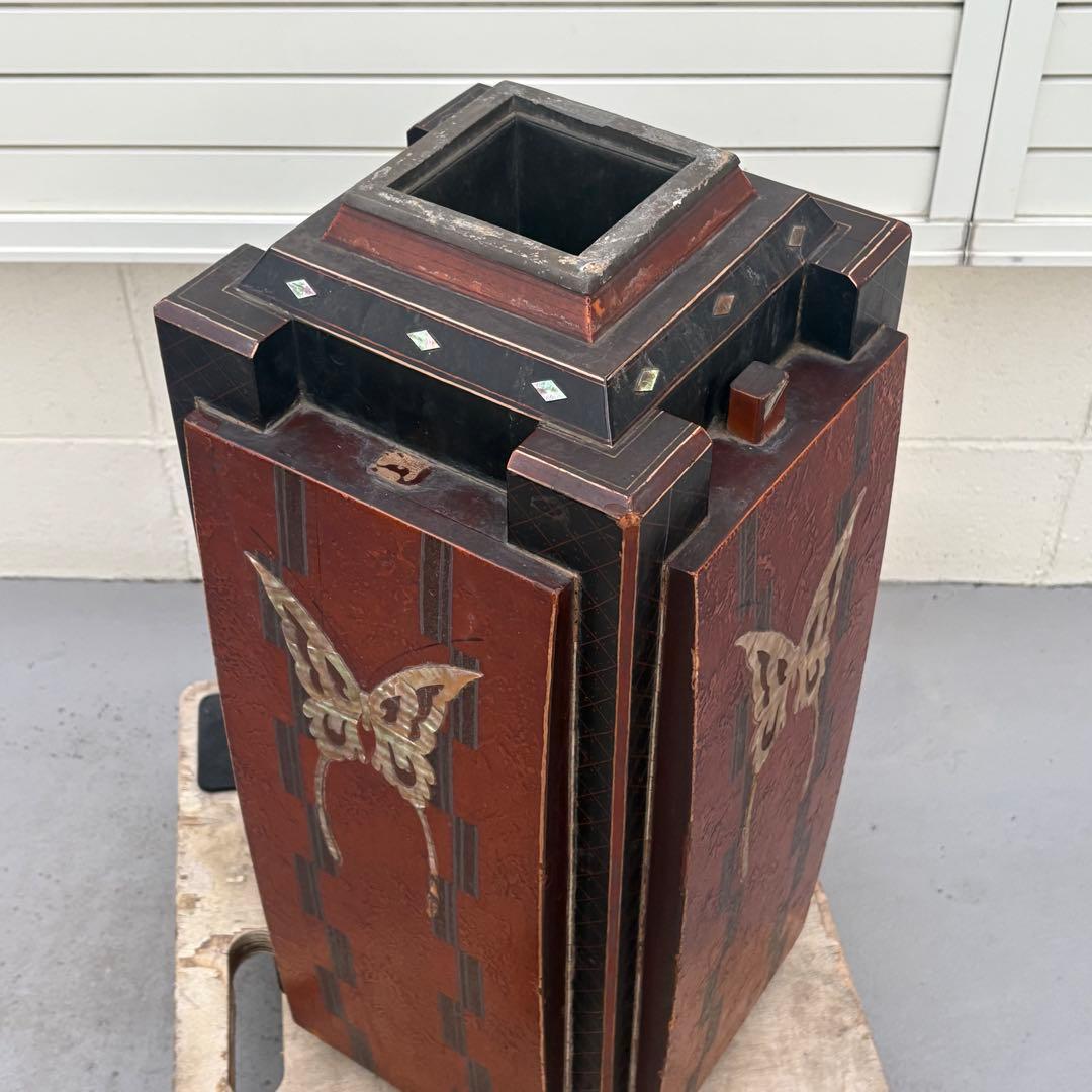 里帰り■江戸時代 蒔絵螺鈿花入