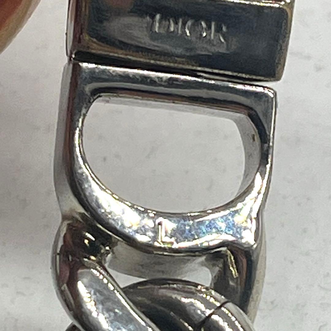 箱付き✨Dior チェーンブレスレット CD ICON シルバー 喜平 Lサイズ