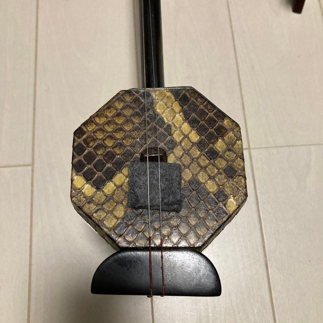 黒檀 北京二胡 八角①：良品 新品ソフトケース付き