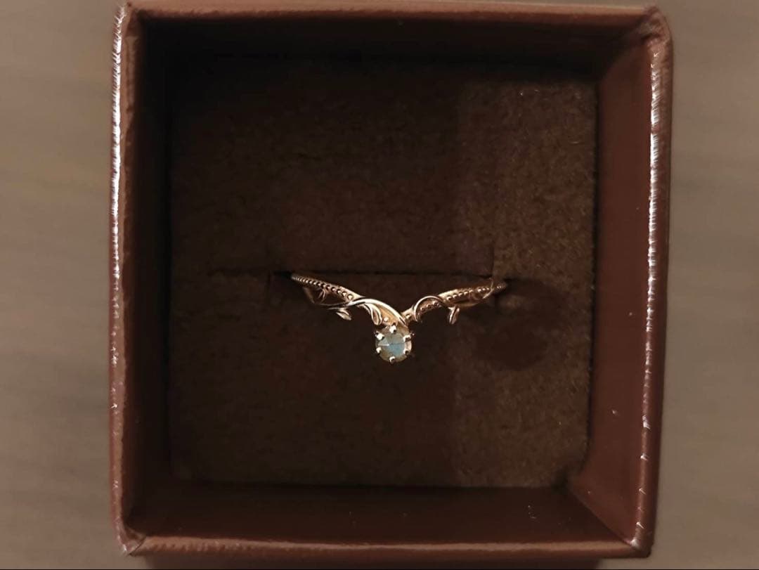 完売品Limited Edition K10ラブラドライトリング 11号