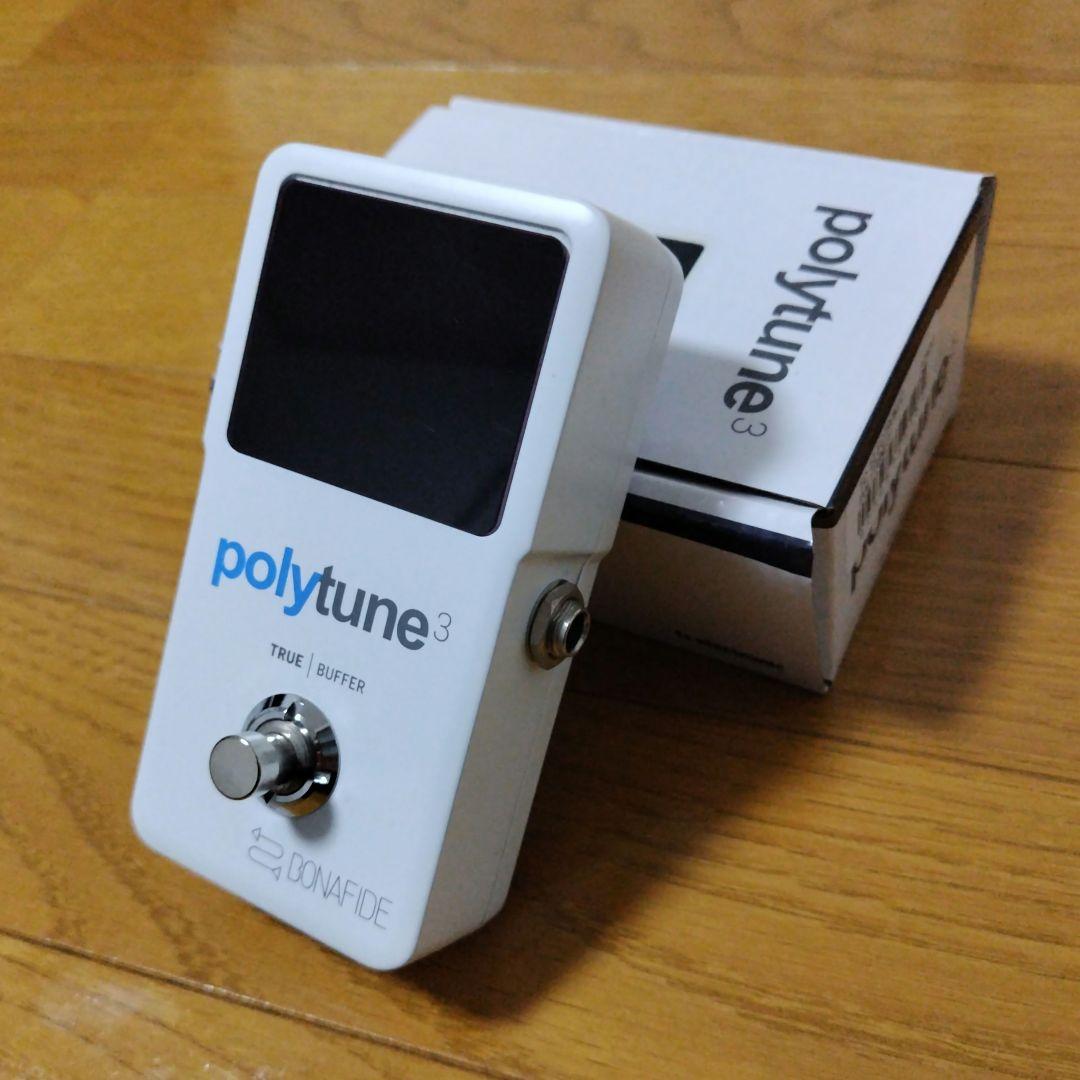 箱付き tc electronic Polytune 3 Open Box TC Electronic PolyTune 3 Polyphonic Mini Pedal Tuner Noir