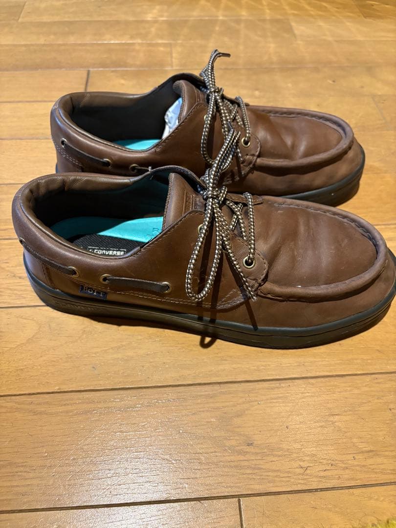 CONVERSE BOTT ブラウン デッキシューズ