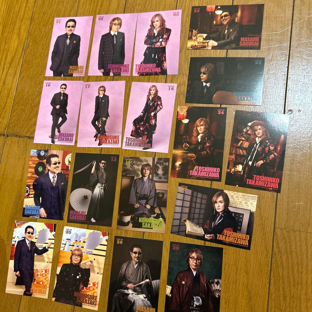 THE ALFEE 2025 春ツアー トレカ 30枚コンプリートセット