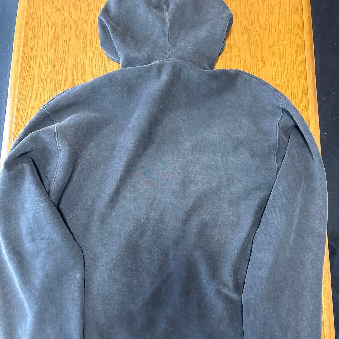 STUSSY グレー ジップアップ パーカー Lサイズ