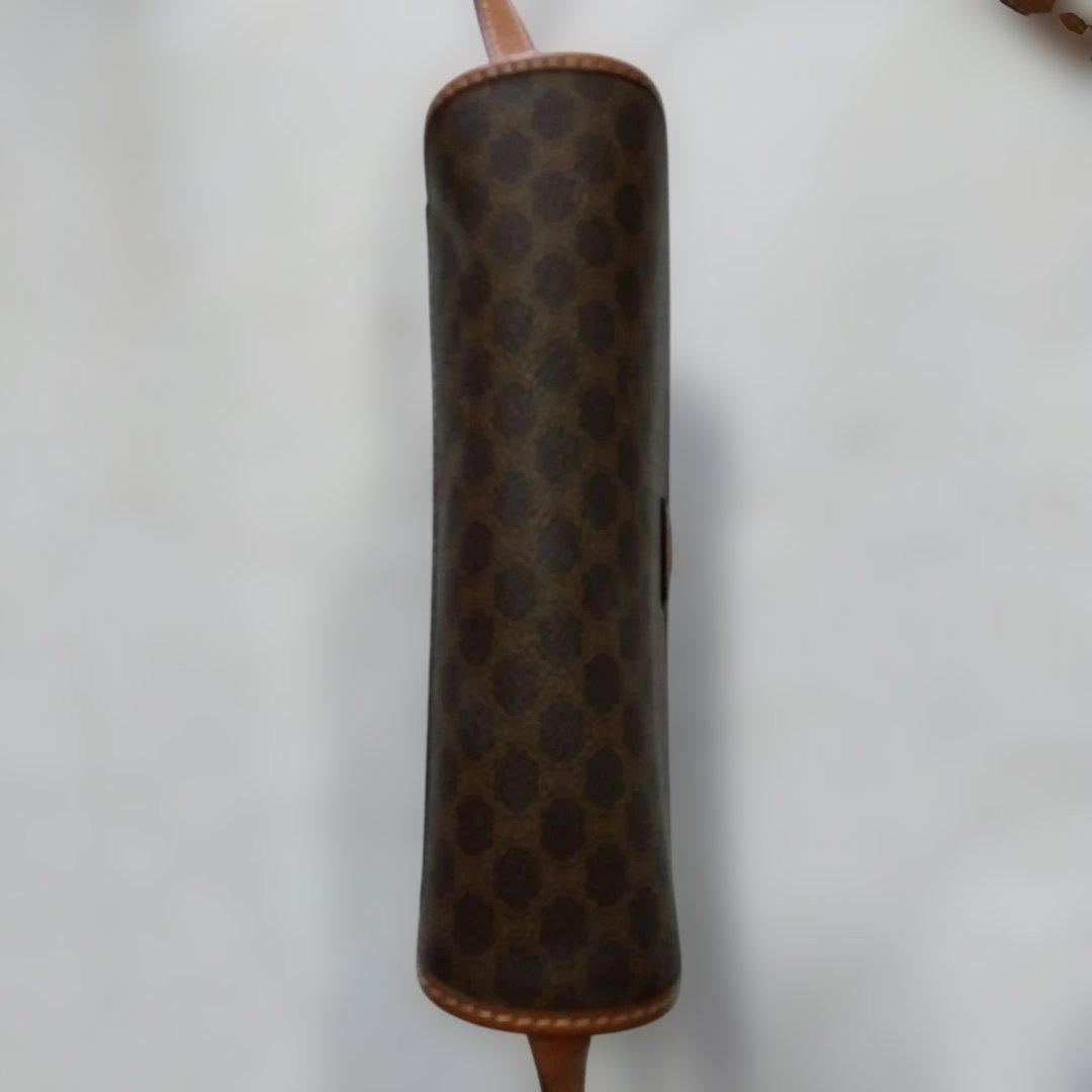 ④セリーヌ ヴィンテージ マカダム柄 ショルダーバッグ レザー CELINE