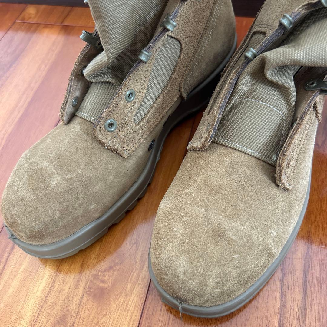未使用品】アメリカ Belleville 米軍ブーツ ミリタリーブーツ 紐なし