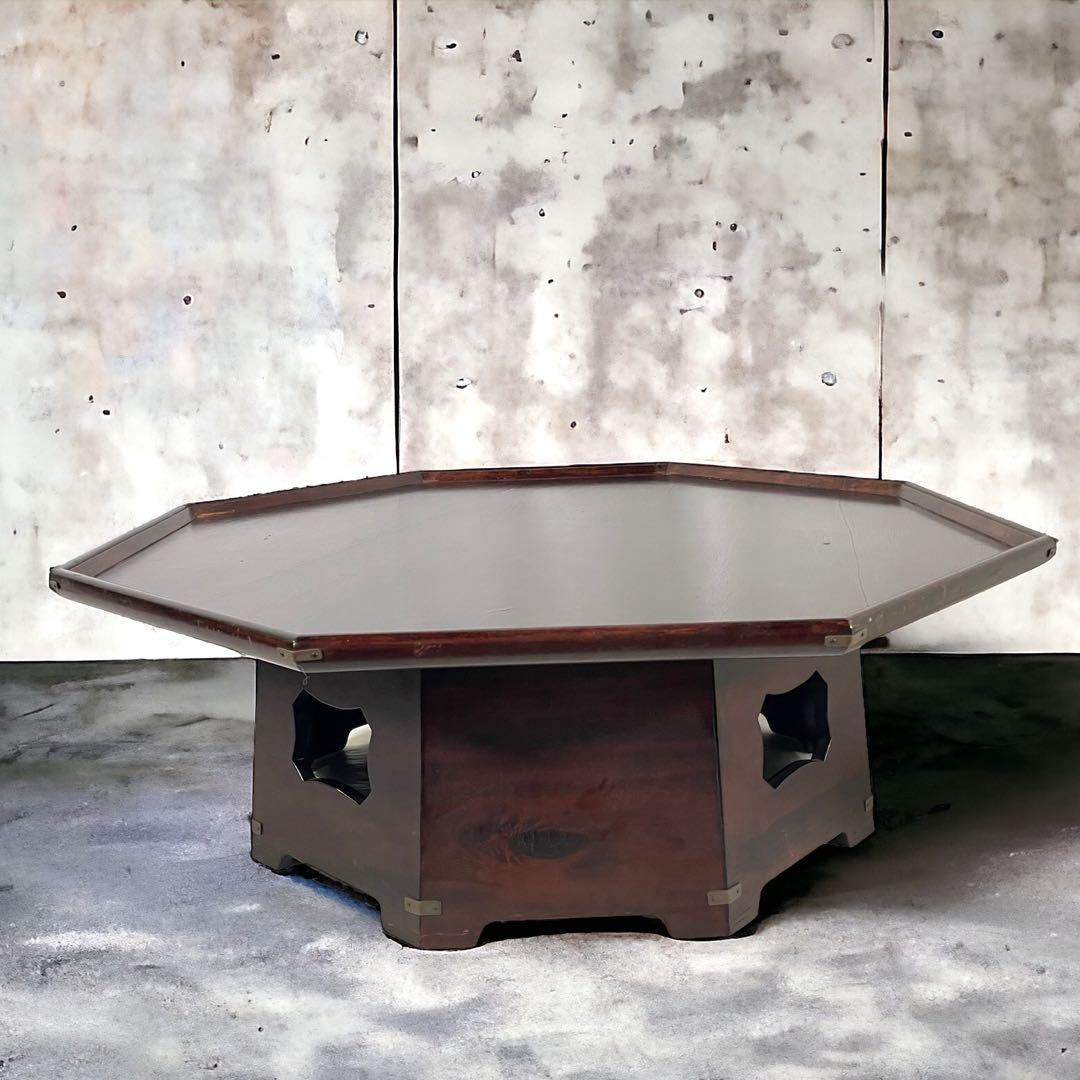 松本民芸家具 八角膳 ミズメザクラ 飾り台 花台 座卓机